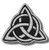 Triquetra - Embroidered Patch  8 X 7 cm