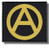 Anarchy Yellow - Embroidered Patch 10 x 9 cm