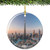 City-Souvenirs Dubai Christmas Ornament Porcelain Double Sided