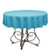 Polyester Round Tablecloth 58 inch by KS LINENS -Turquoise-