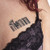 5 x Barcode BLACK OWNED Temporary Tattoos Fetish BBC Hotwife Queen of Spades -5-