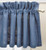 Park Designs Sturbridge Star Embroidered Point Valance, Navy