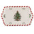 Spode Christmas Tree Peppermint Dessert Tray