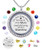 Best Gifts for Mother Mom Grandma Mammy Mum 30mm Round Living Memory Floating Charm Locket Pendant Necklace with Birthstones  and  Charms Best Gifts for Mother Mom Grandma Mammy Mum 30mm Round Living Memory Floating Charm Locket Pendant Necklace with Birthstones  and  Charms