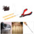 Hair Extension Tools  Rotekt 100PCS Silicone Beads Hair Extension Micro Rings  Plus  Hook Needle  Plus  Pulling Loop  Plus  Plier Tool Kit for Micro Ring hair Extensions Feather Hair Extensions