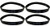 4-Pack Belts for Bissell Style 3031120 Vacuum Belts