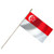 American Eagle Singapore Flag 12X18 Inch Mounted E Poly