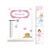 Personalized Kids Canvas Growth Chart  Height Chart  Growth Chart Banner  Ballerina