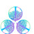 DanLingJewelry 5Pcs 201 Stainless Steel Etched Metal Embellishments Tree of Life Charms Pendants for Jewelry Making 43x40mm