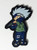 Naruto Shippuden PVC Hook  and  Loop Patch - Kakashi Hatake