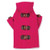 East Side Collection Polyester Cotton Corduroy Toggle Dog Coat  XX-Small  8-Inch  Raspberry
