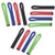 Andalus Gear Rubber Ties  17-Inch Long  Assorted Colors  Reusable Twist Tie  Holds Up to 110 Pounds -12 Pack-