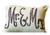 Creative Co-op Rectangle Brown Mr. & Mrs. Pillow