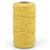 Yellow String 100M 328 Feet Cotton String Bakers Twine 2MM Cotton Cord Heavy Duty Packing String for DIY Crafts and Gift Wrapping