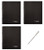 MEA06132 - Side-Bound Guided Business Notebook, 11 x 8 1/4, 80 Sheets, Pack of 3 (06132) - Bundle Includes Universal Letter Opener