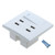 10A 4 Ports USB Wall Mounted Socket Intelligent Charger Outlet Plate Panel