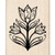 Inkadinkado Wood Mounted Rubber Stamp  Triple Tulip