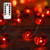 Aetegit 16 Ft 50 LED Lights Valentines Day Decorations with Remote Red Heart Shaped Twinkle Fairy String Lights Battery Operated for Valentine s Day Wedding Anniversary Mother s Day Party Decorating