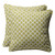 Pillow Perfect Decorative Geometric Square Toss Pillows 18-1/2"L x 18-1/2"W x 5" D Green/White