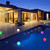 Floating Pool Lights - Pack of 6 Solar Powered Color Changing 3-inch Balls - Float or Hang in Pool Garden Backyard Pond Party Decorations - Inflatable Wateproof RBG Lights Accessories -6pcs-