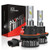 Aukee H13 LED Headlight Bulbs, 50W 6000K 10000 Lumens Extremely Bright (9008 Hi/Lo) CSP Chips Conversion Kit