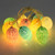 LED Easter Egg String Lights  Battery Operated Fairy String Lights  Decorative Easter Egg Lights for Bedroom Holiday Party Indoor Outdoor -Warm White  10 Led 4.9ft-