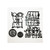 Disco Dancers -Silhouette- Cutter Set by Patchwork Cutters