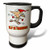 3dRose tm_104388_1 Silly Superhero Super Pig Cartoon Travel Mug, 14-Ounce, Stainless Steel