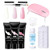 Roche.Z Poly Extension Gel Nail Kit  15ML Nail Extension Gel with Mini U V LED Light Nail Lamp Nail Thickening Solution for Nail Manicure Beginner Starter Kit DIY at Home