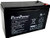 FirstPower 12v 7ah First Alert ADT Alarm Battery