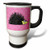 3dRose Hedgehog and Hearts Design Travel Mug, 14-Ounce