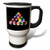 3dRose Billiards Balls Pool Travel Mug, 14-Ounce