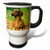 3dRose Smooth Dachshund Travel Mug, 14-Ounce, Stainless Steel