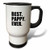 3dRose Best Pappy Ever-Gifts for Grandfathers-Granddad Grandpa Nicknames Travel Mug, 14-Ounce