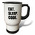 3dRose tm_180391_1 Eat Sleep Code Computer Coder Programmer Love To Program Coding Travel Mug, 14-Ounce, Stainless Steel