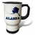 3dRose tm_58720_1" Alaska State Flag in The Outline Map and Letters of Alaska Stainless Steel" Travel Mug, 14 oz, Multicolor