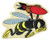 21st Bomber Squadron 1942 Bomber Jacket BEE -4.5- Iron on Patch