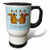 3dRose Cute Siamese Cat Design Travel Mug, 14-Ounce
