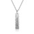 Custom Name Bar Necklace Personalized Couple Stainless Steel Necklace Engraved Names Initial Christmas Jewelry Gifts for Men Women