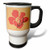 3dRose tm_53604_1 Violin Playing Music Notes Musical Art Instruments Travel Mug, 14-Ounce, Stainless Steel