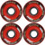 Labeda Wheels Inline Roller Hockey Dynasty 3 72mm X-Soft Red 4-Pack
