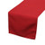 BROWARD LINENS Table Runner Polyester 14 X 132 Inch -Red-
