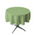 BROWARD LINENS Tablecloth Polyester Round 64 Inch -Sage-