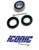 Iconic Racing Lower Steering Stem Bearing and Seal Kit Compatible with Yamaha Kodiak 400 450 700 2x4 4x4 YFM400A YFM400F YFM450F YFM700K