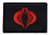 GI Joe Cobra RED Cosplay Embroidered Snake Hook Patch