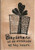 Montage Present Wood Mounted Rubber Stamp -H185-