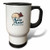 3dRose tm_12648_1 Photo Illustration Blue Butterfly Travel Mug, 14-Ounce, Stainless Steel