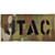Custom Black Non-Reflective Laser Cut - 2x4 Cordura Call Sign Patch - Multicam