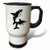 3dRose tm_196241_1"Fun Killer Whales Leaping In The Air Stainless Steel" Travel Mug, 14 oz, Natural