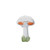 Mushroom - White - Small - Iron On Applique Embroidered Patch